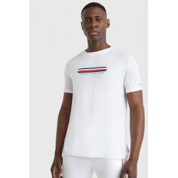 Tommy Hilfiger ανδρικό Tshirt από μοντάλ σε λευκό χρώμα